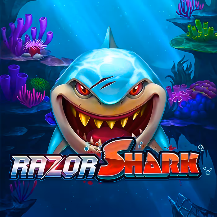 Razor Shark Unterwasser-Slot mit Mystery-Stapeln und Razor-Reveal-Bonusrunden